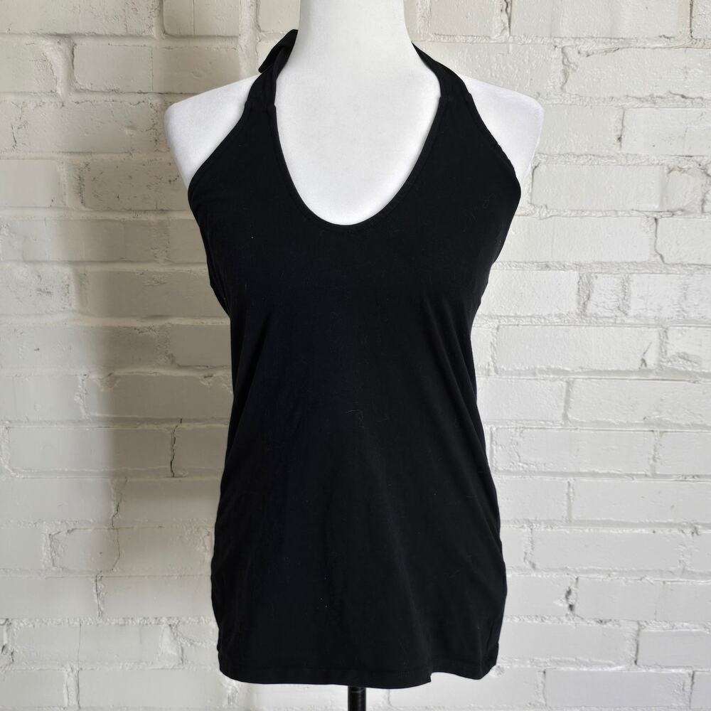 Retro Chic by Torrid Black Halter Top Tank Pinup Rockabilly Stretch Plus Size 0